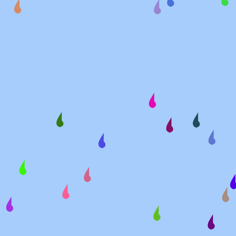 Carbon Raindrops